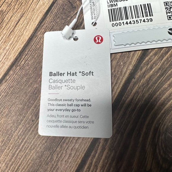 Lululemon Baller Hat Soft Adjustable NWT One Size (Indigo Ice Print Blue Multi) - Picture 11 of 13